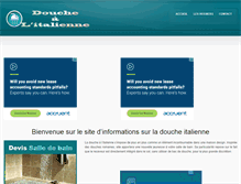 Tablet Screenshot of ma-douche-italienne.com